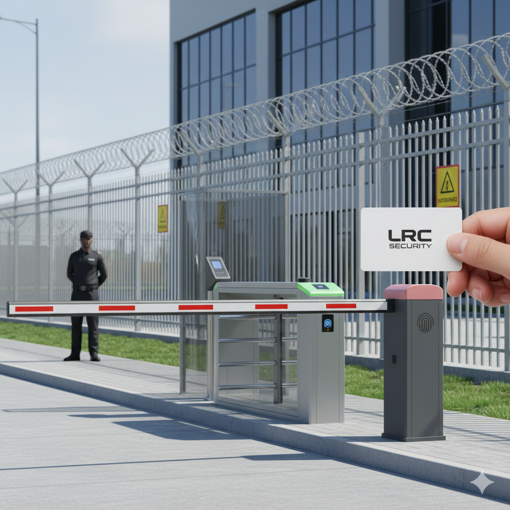 Boom Barrier and Energized Fence Placeholder